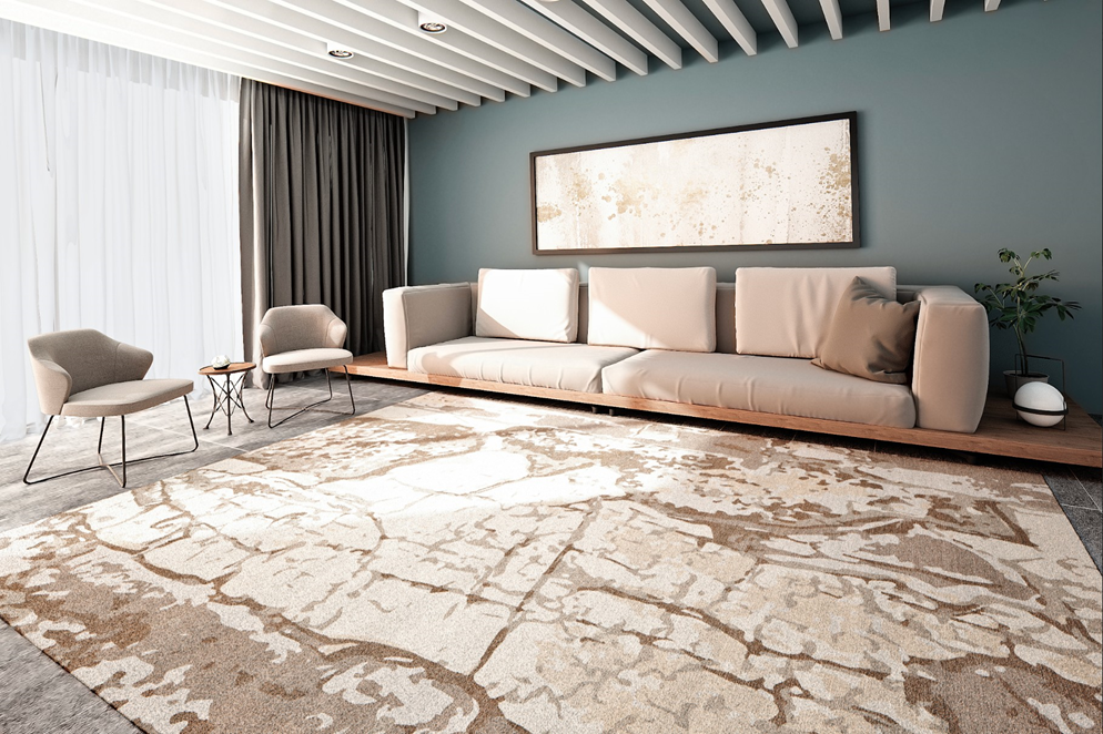 cream rug